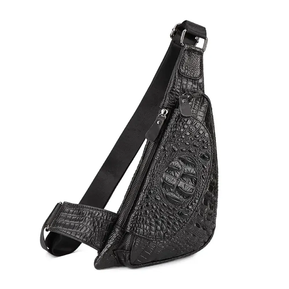 Vintage High Quality Crossbody Men Chest Bag