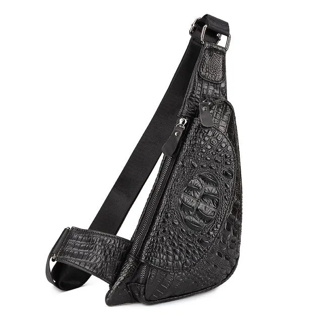 Vintage High Quality Crossbody Men Chest Bag