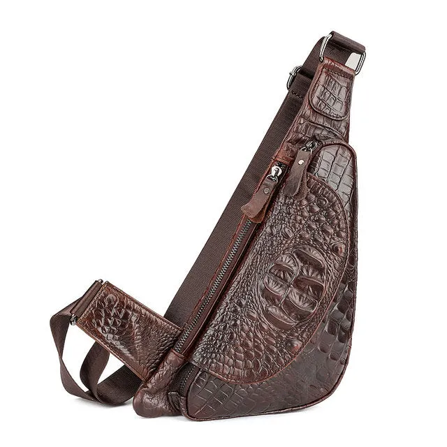 Vintage High Quality Crossbody Men Chest Bag