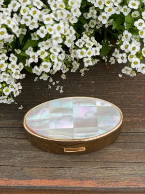 Vintage Max Factor Compact with Lipstick Case and Mirror