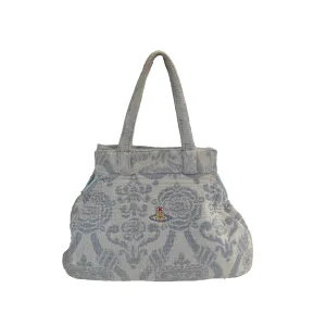 Vivienne Westwood Baby Blue Terrycloth Shoulder Bag