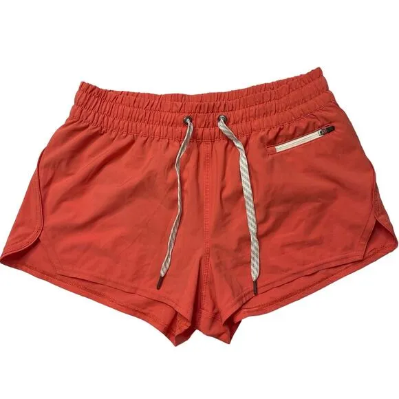 Vuori Clementine Short Women's Size Small Papaya Orange Athletic Gym