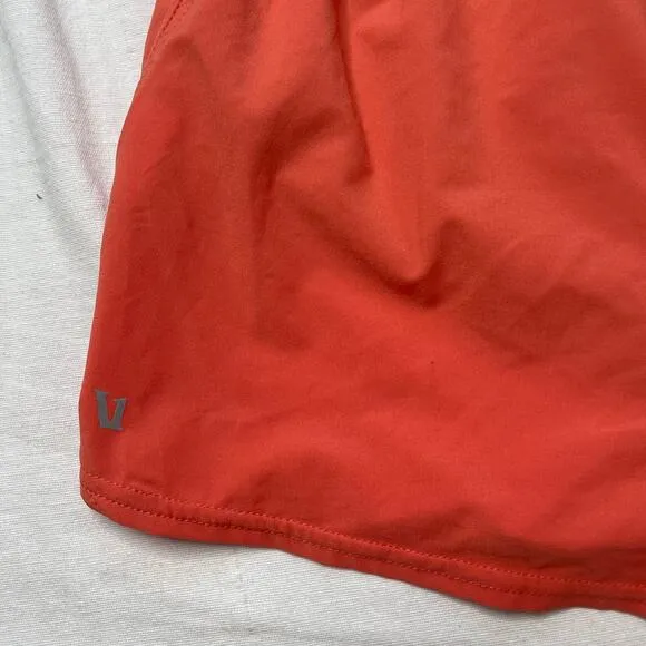 Vuori Clementine Short Women's Size Small Papaya Orange Athletic Gym