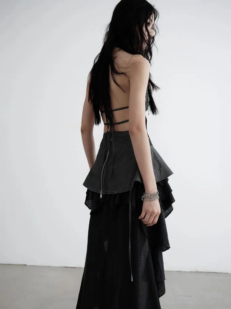 Waist strap camisole【s0000008517】