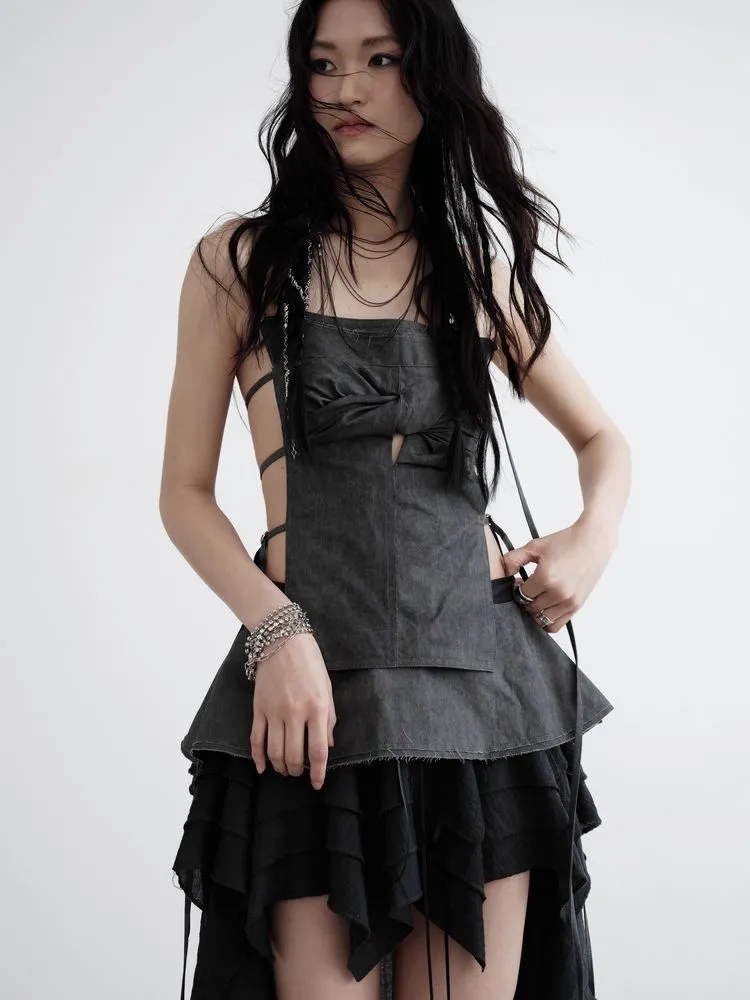 Waist strap camisole【s0000008517】