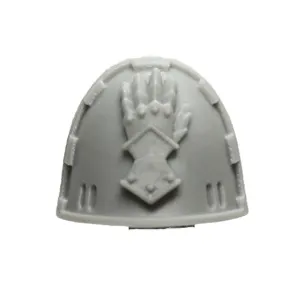 Warhammer 40K Space Marine Forgeworld Iron Hands MKVI Shoulder Pad A
