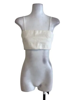 White Crop Top LB