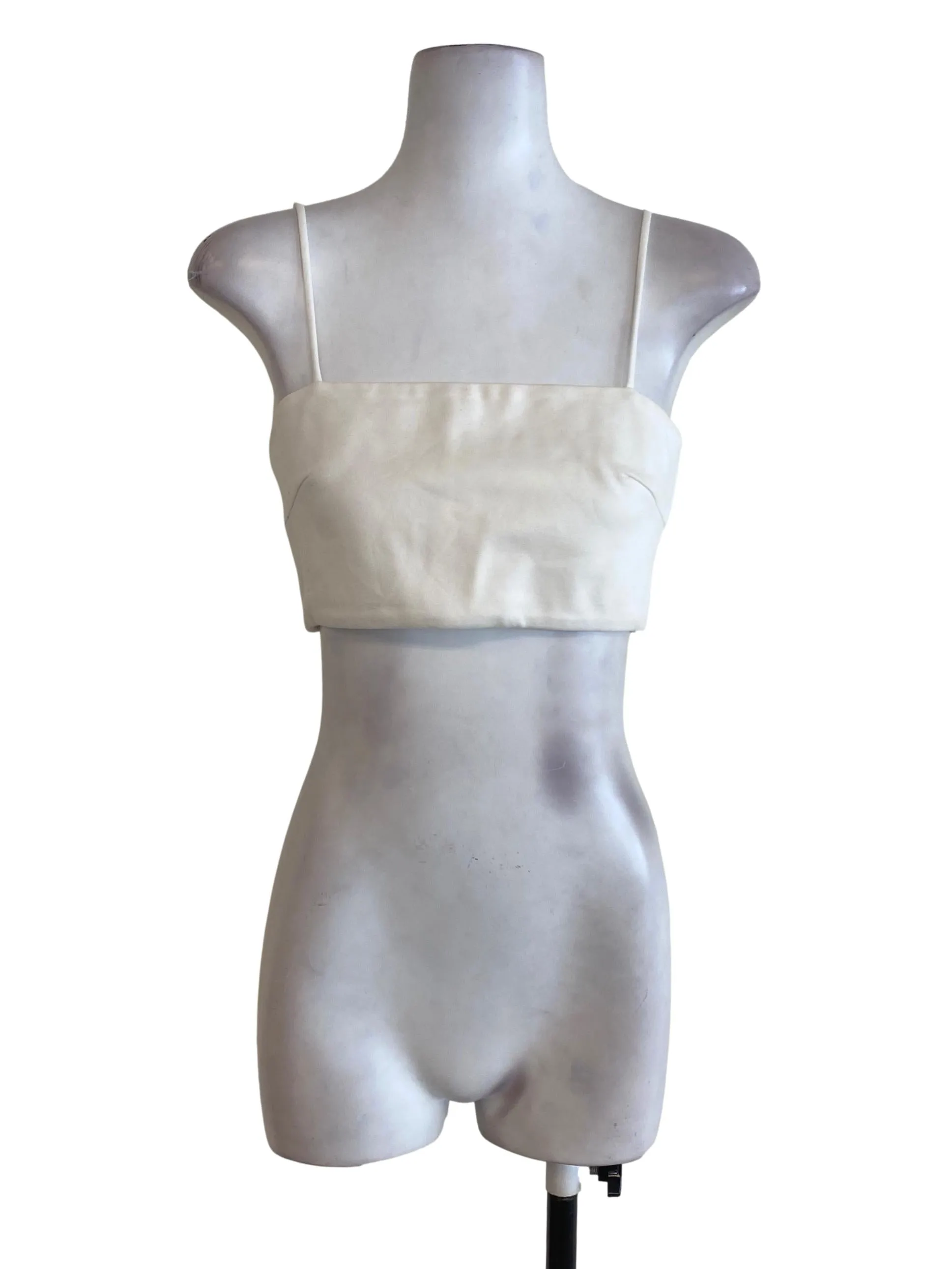 White Crop Top LB