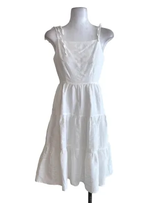 White Drop Waist Dress