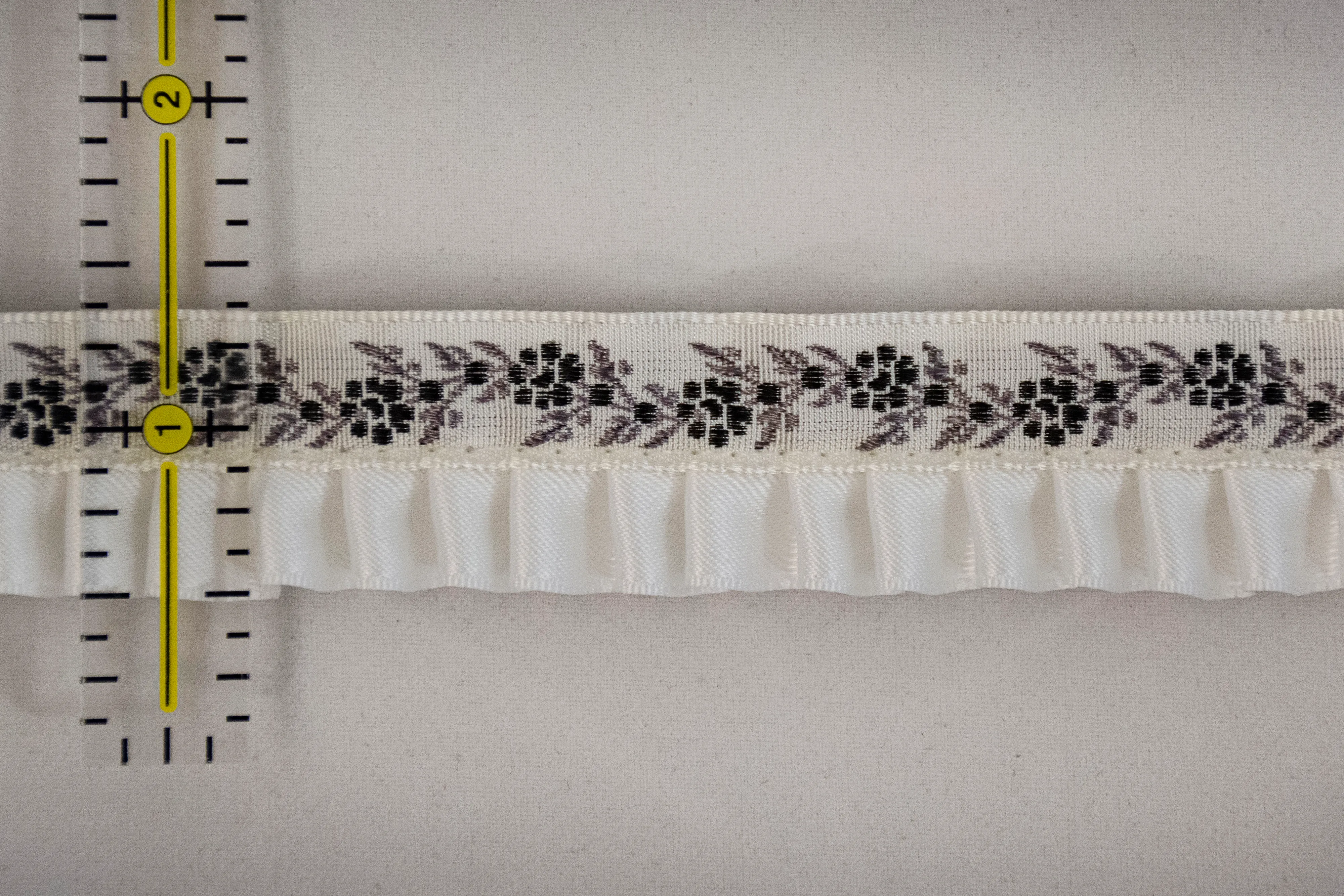 White Floral Trim