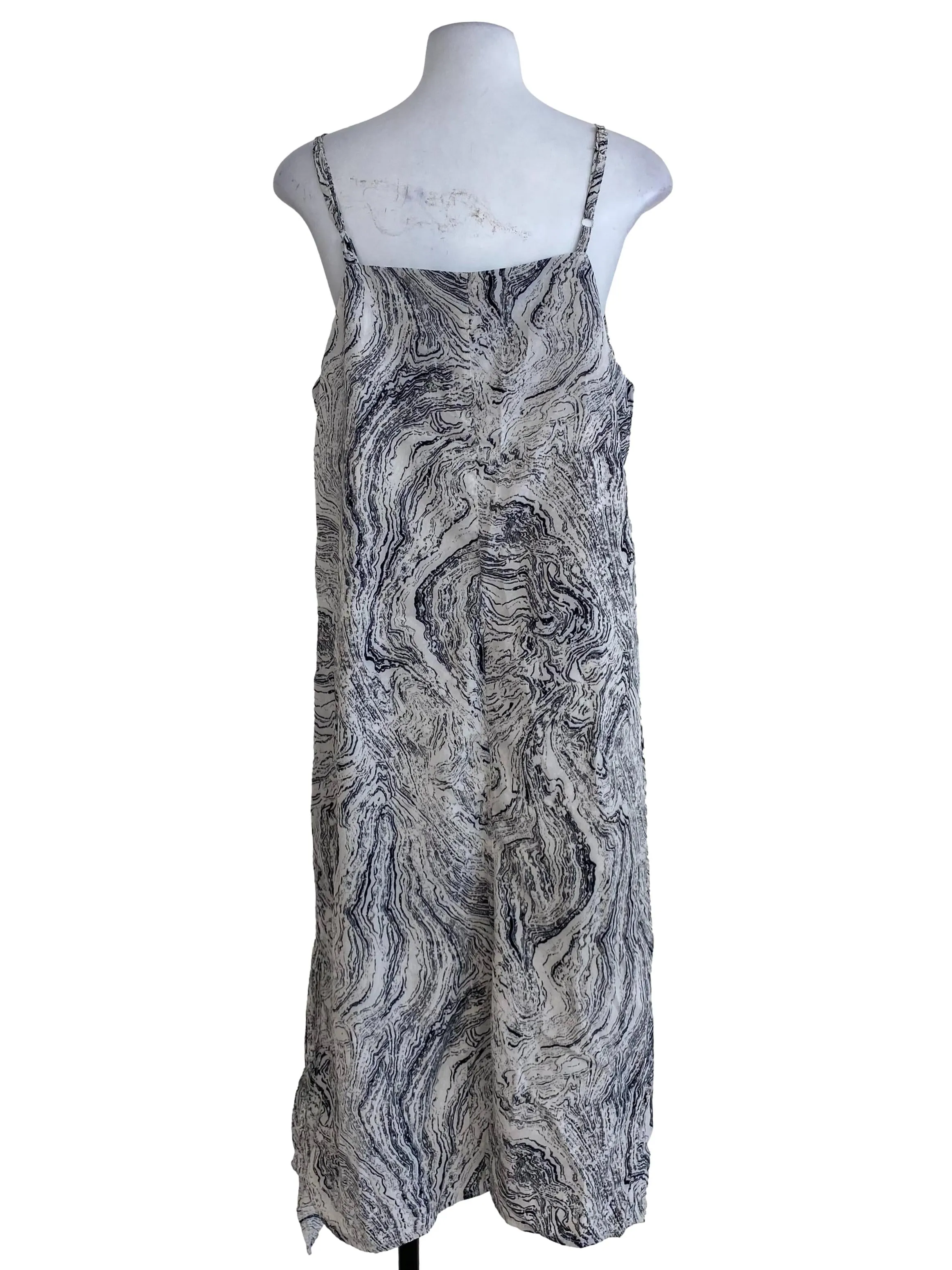 White Marble Dress