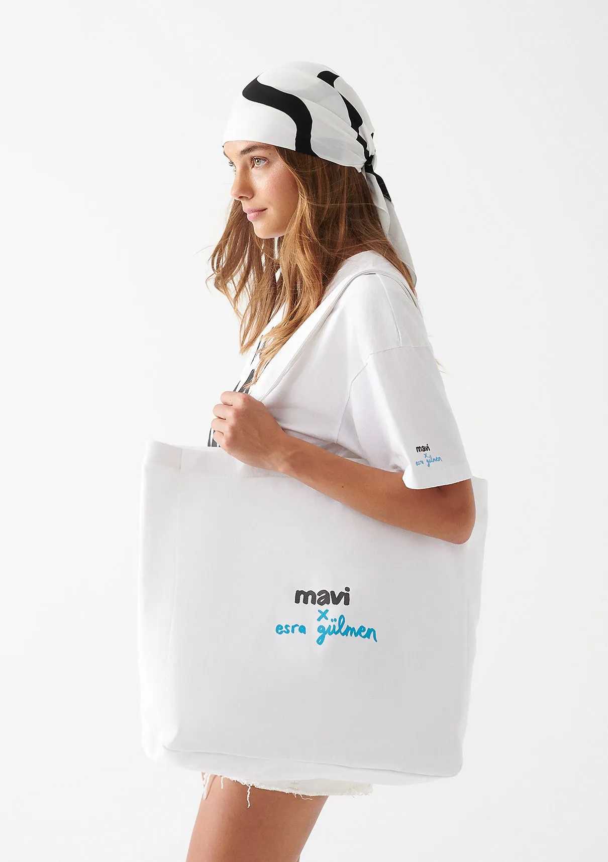 White Shopper Bag