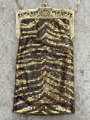 Whiting & Davis Co. Chainmail Tiger Stripe Bag