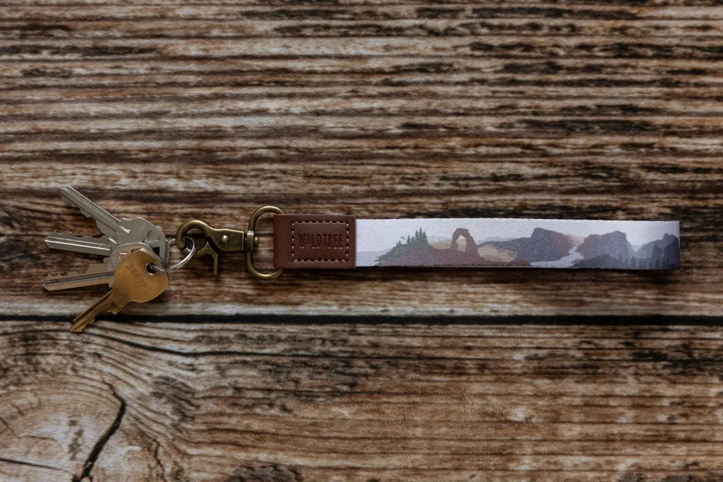 Wildtree Parks in Color Wristlet Keychain