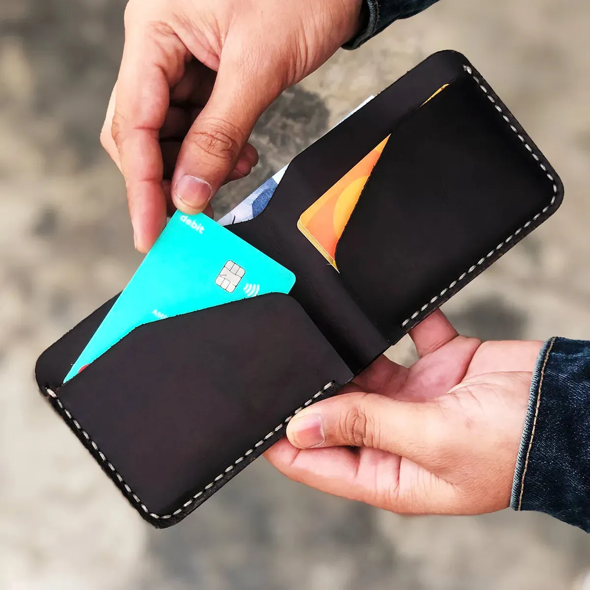 Wolf - The Nexus A Leather Bifold Wallet