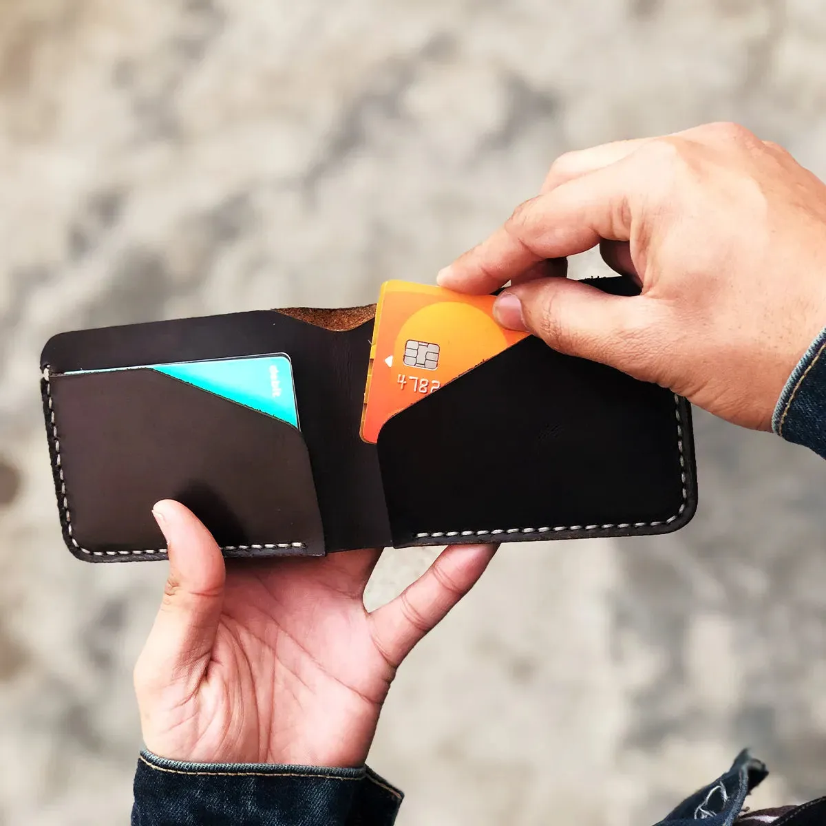 Wolf - The Nexus A Leather Bifold Wallet