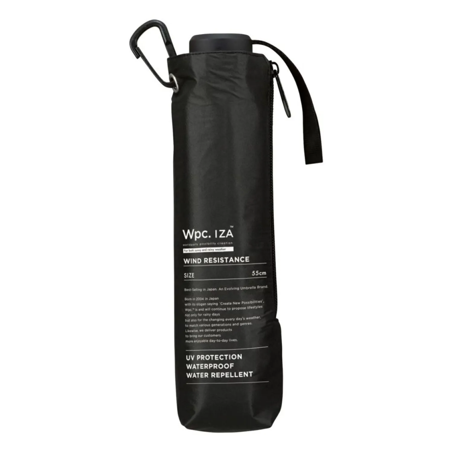 WPC IZA Wind Resistance (2025) UV Protection UPF 50  Men's Umbrella 55cm