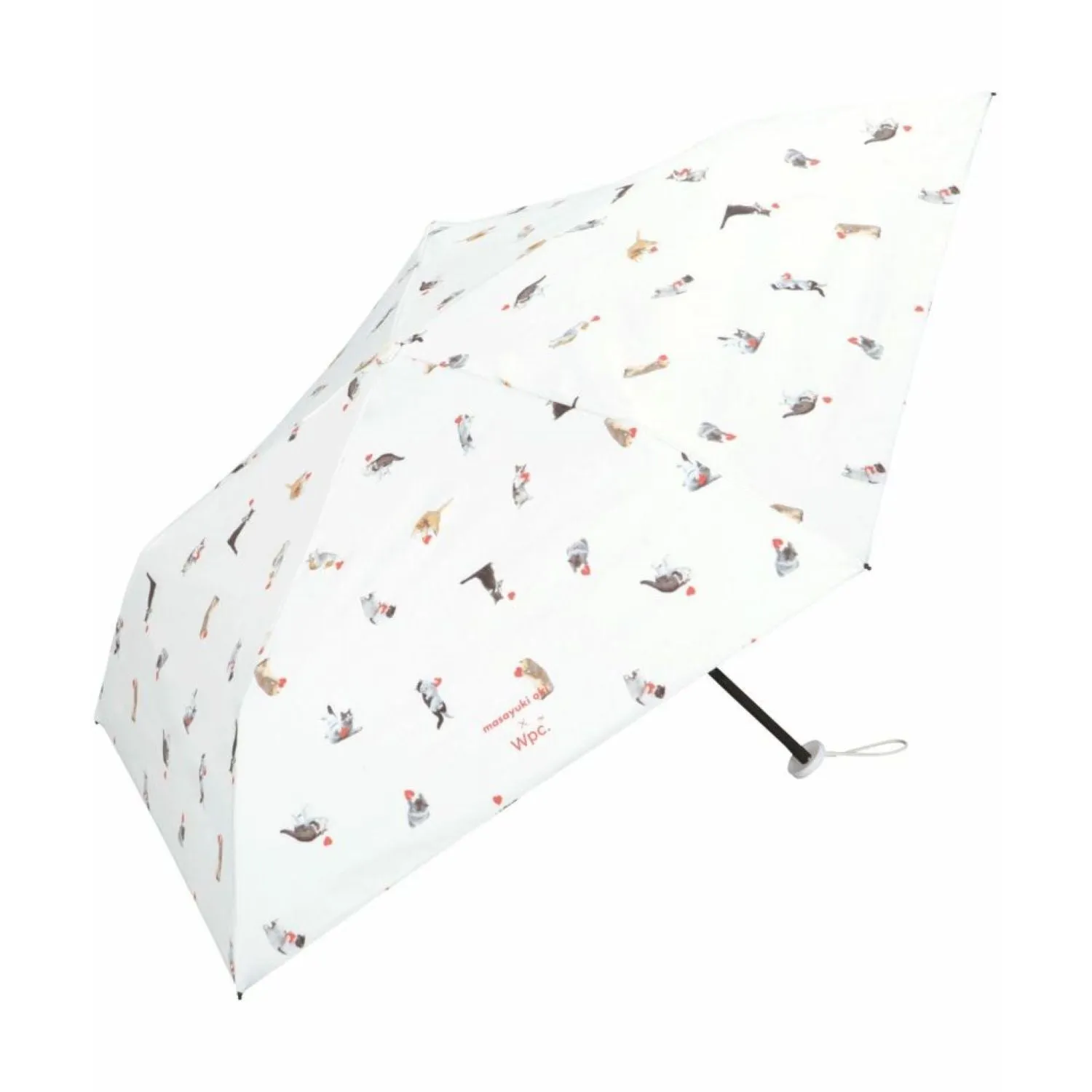 WPC X Masayuki Oki Neko (2025) UV Protection UPF 50  Umbrella 49cm
