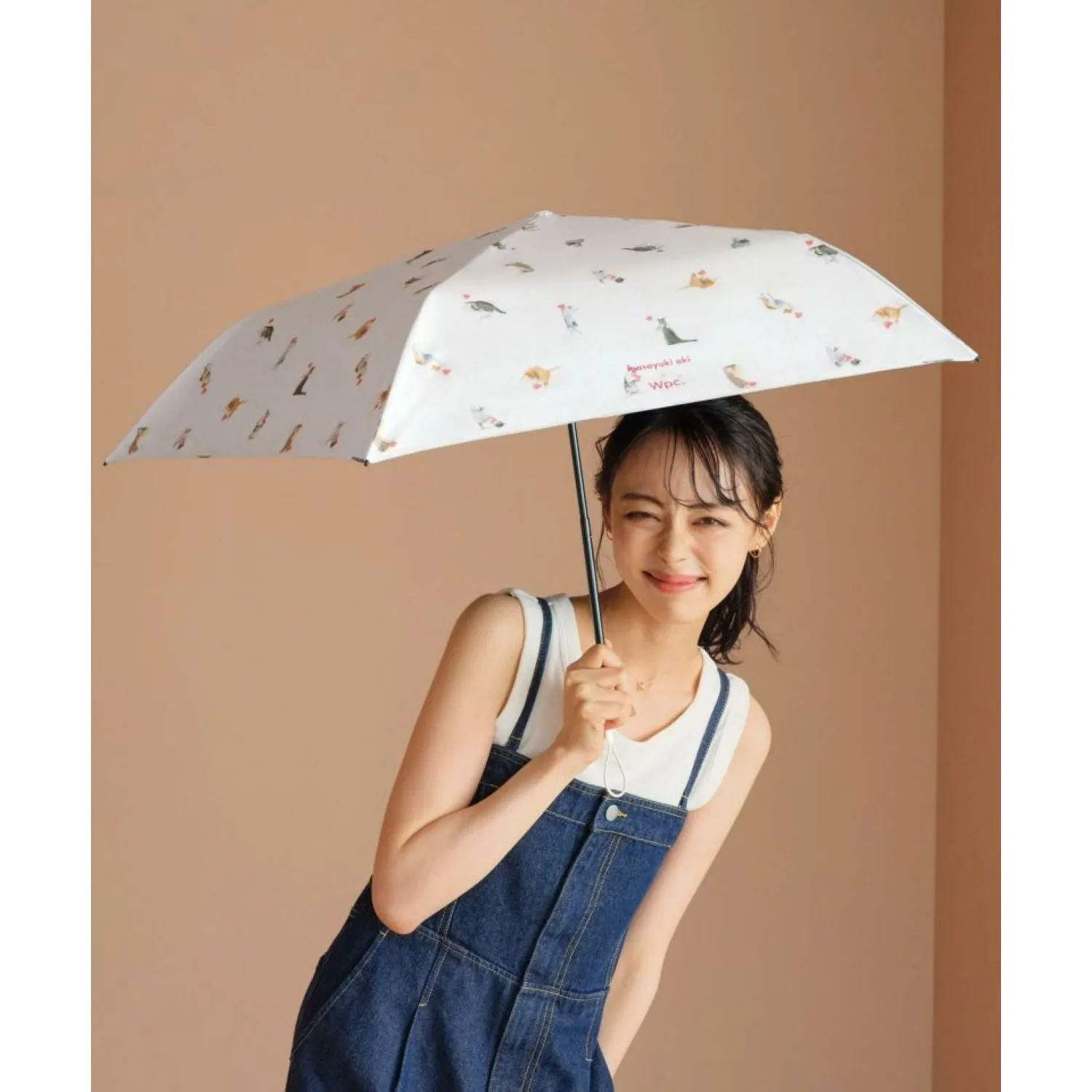 WPC X Masayuki Oki Neko (2025) UV Protection UPF 50  Umbrella 49cm