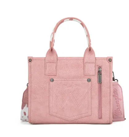Wrangler Cow Print Concealed Carry Tote/Crossbody