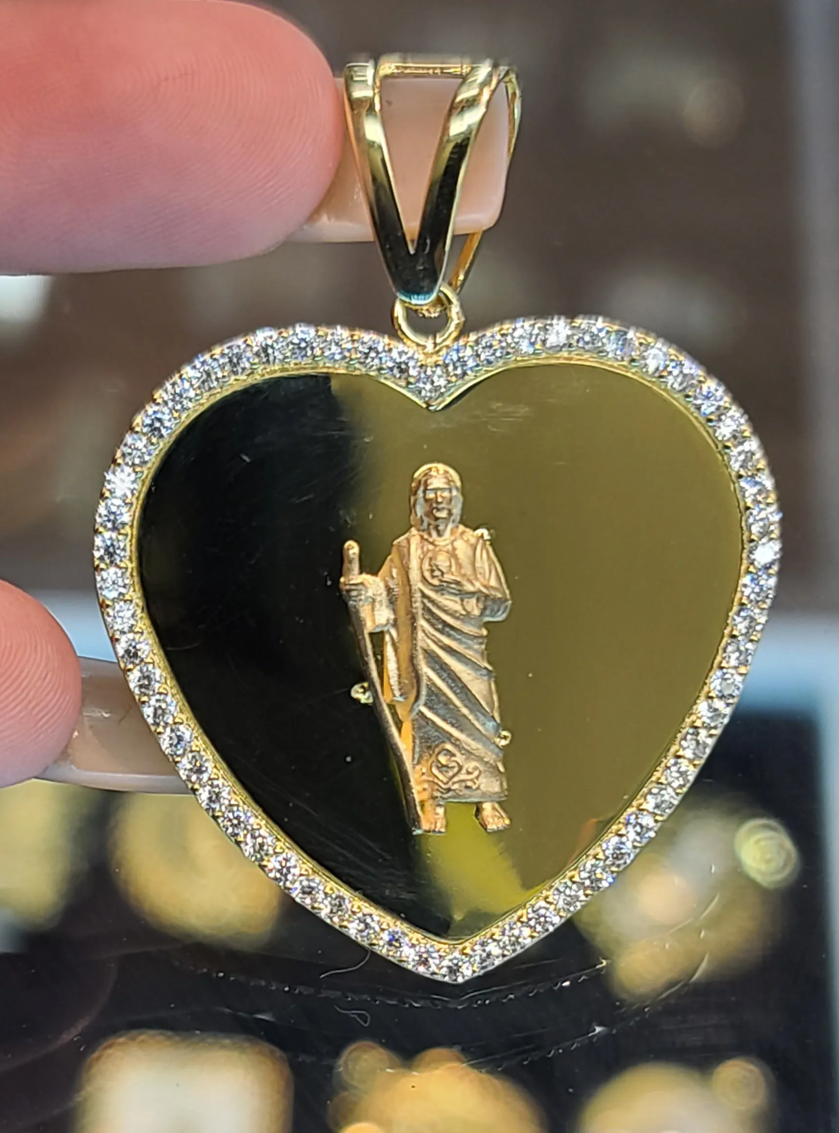 Yellow Gold Heart Pendant