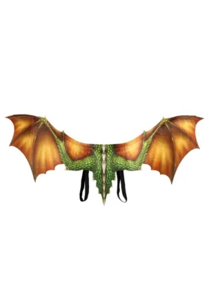 Yellow Printed Dragon Wings