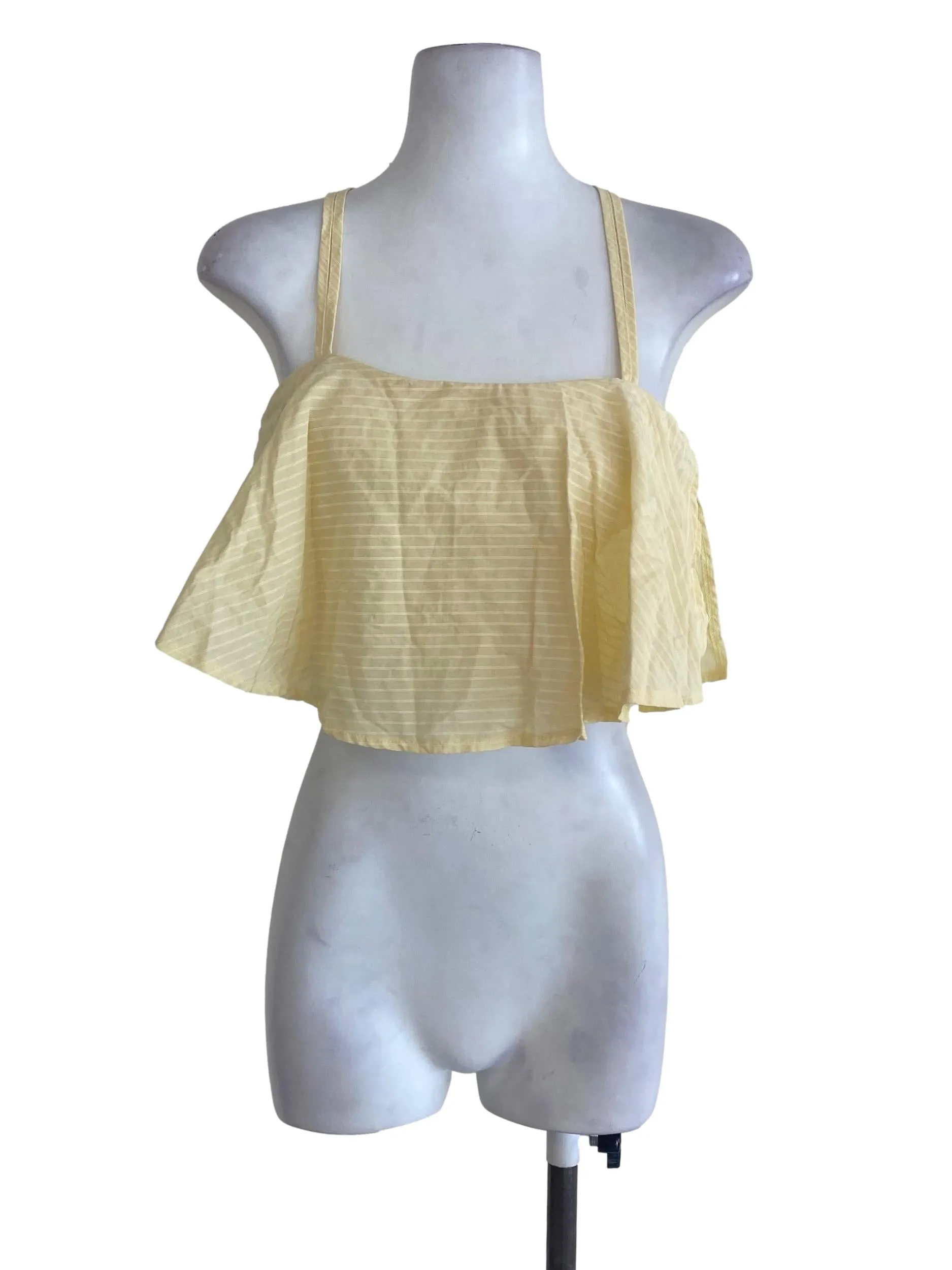 Yellow Striped Layer Top LB