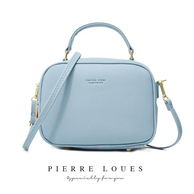YIZHONG Simple Luxury Handbags and Purses Women Bags Designer Fashion Leather Zipper Shoulder Bags Crossbody Tote Bags for Women