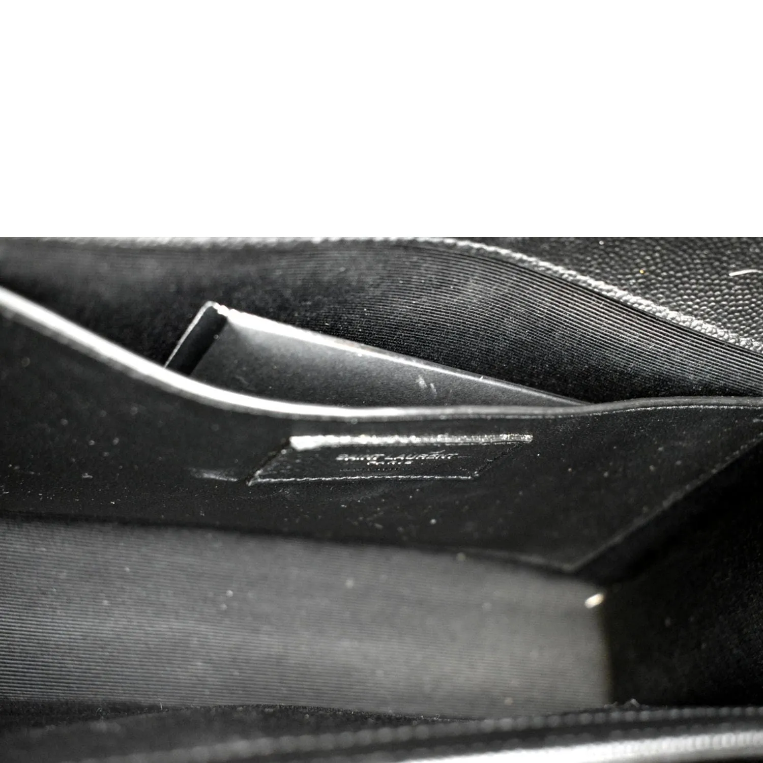 YVES SAINT LAURENT Kate Medium Grain De Poudre Leather Crossbody Bag Black