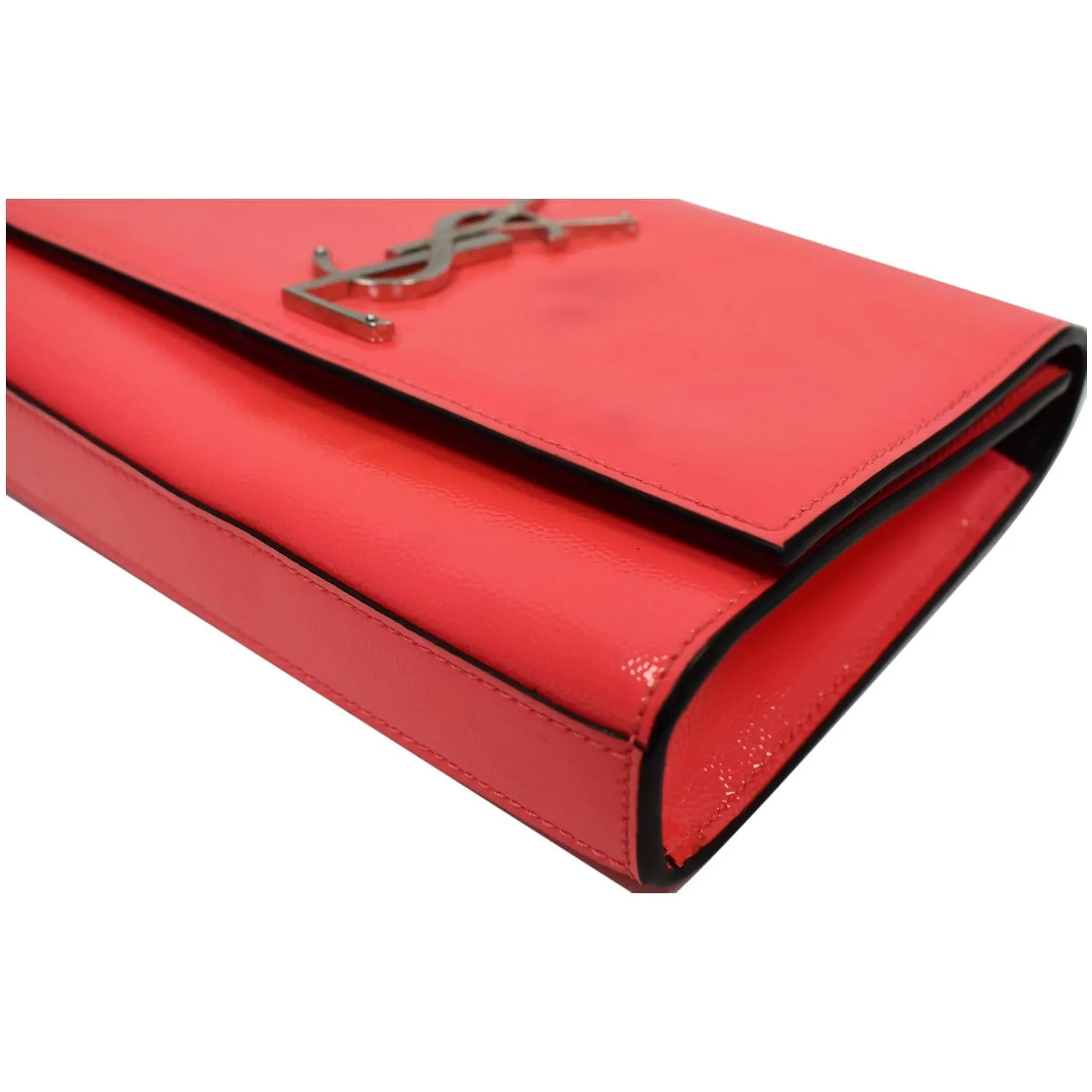 YVES SAINT LAURENT Kate Medium Leather Crossbody Bag Neon Pink