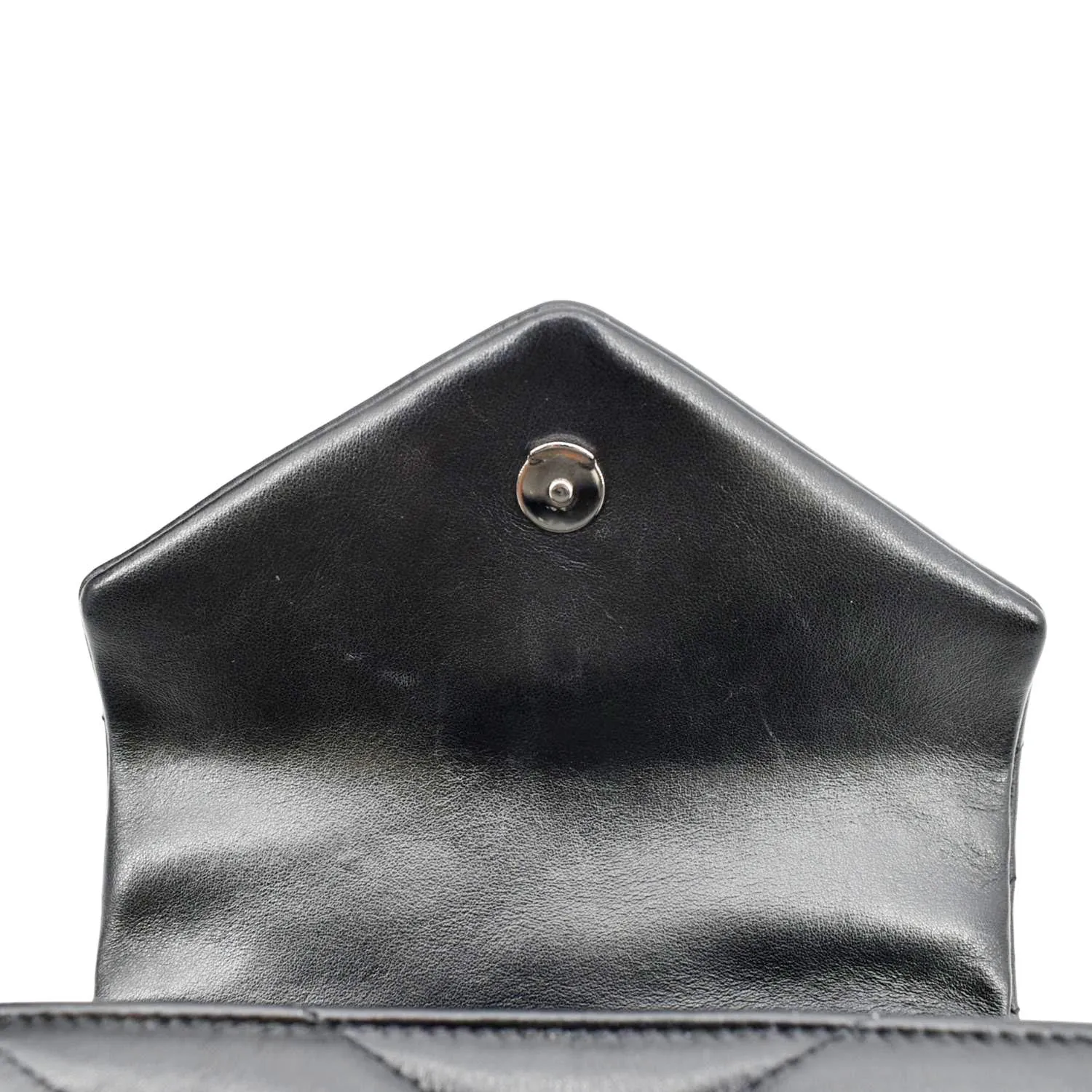 YVES SAINT LAURENT Loulou Toy Matelasse Leather Crossbody Bag Black