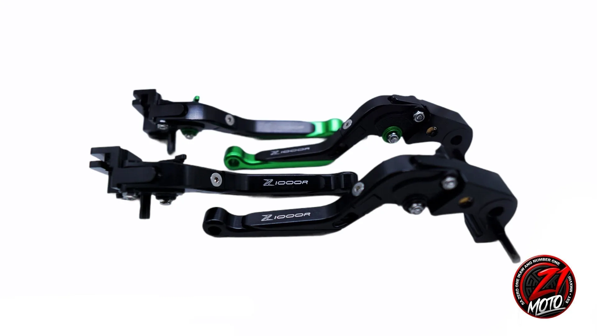 Z1000 Lever GREEN (FOLDABLE)